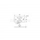 LONG HORIZONTAL STEEL HINGE 25x50